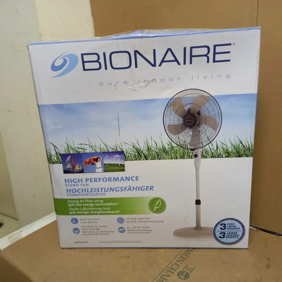 BIONAIRE FLOOR FAN 