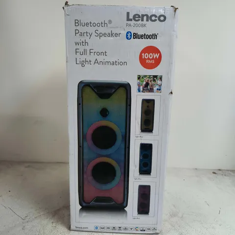 LENCO PA-200BK PARTY SPEAKER