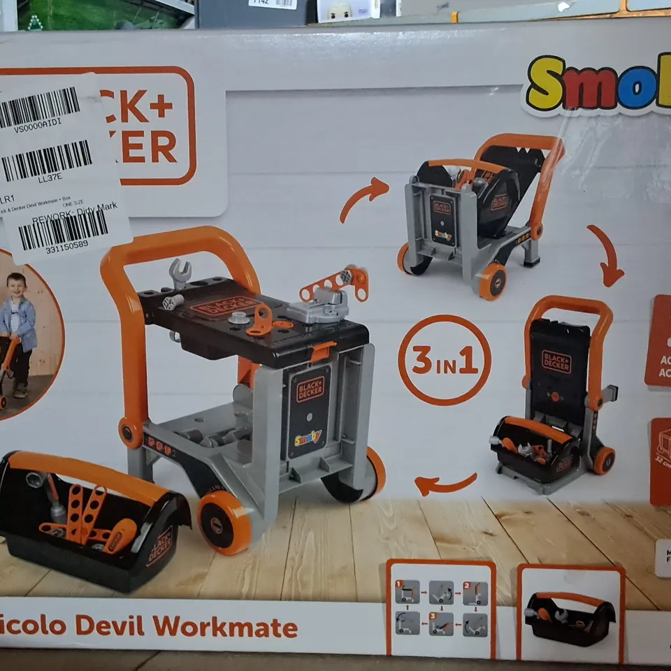 SMOBY BLACK + DECKER WORKMATE RRP £55