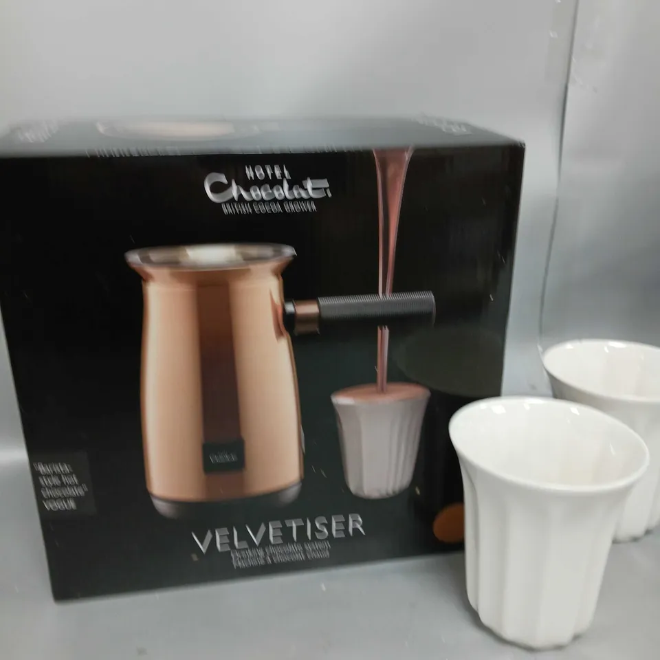 HOTEL CHOCOLAT VELVETISER IN COPPER RRP £109.99