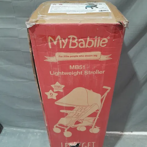 MB51 QUILTED CHAMPAGNE STROLLER - COLLECTION ONLY
