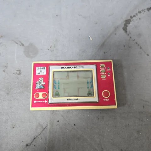 NINTENDO GAME HANDHELD – MARIO'S CEMENT FACTORY 