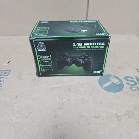 2.4G WIRELESS CONTROLLER GAMEPADS – LITE, BLACK. 2 GAMEPADS + 4K ULTRA HD GAME STICK BOXED
