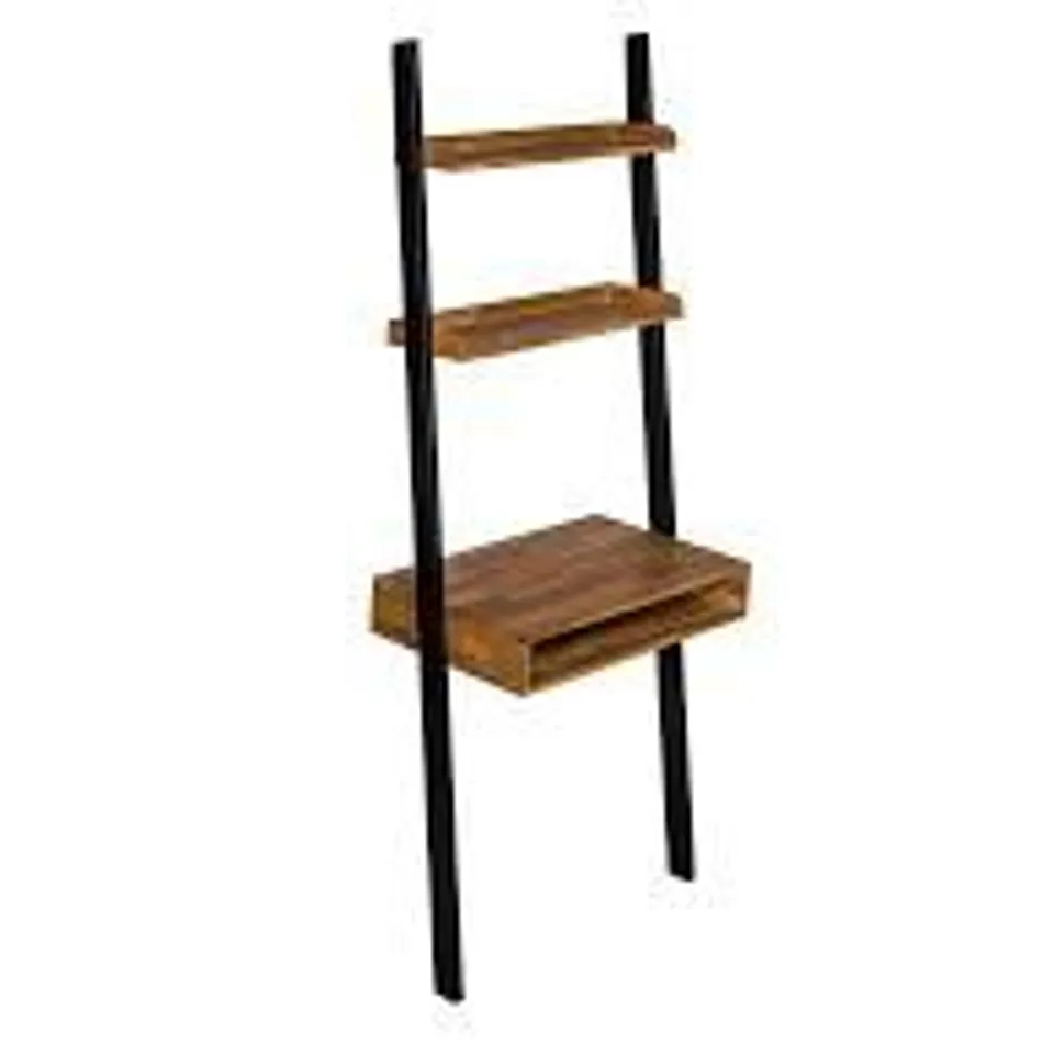 BOXED COPENHAGEN LADDER DESK OAK/BLACK (2 BOXES)