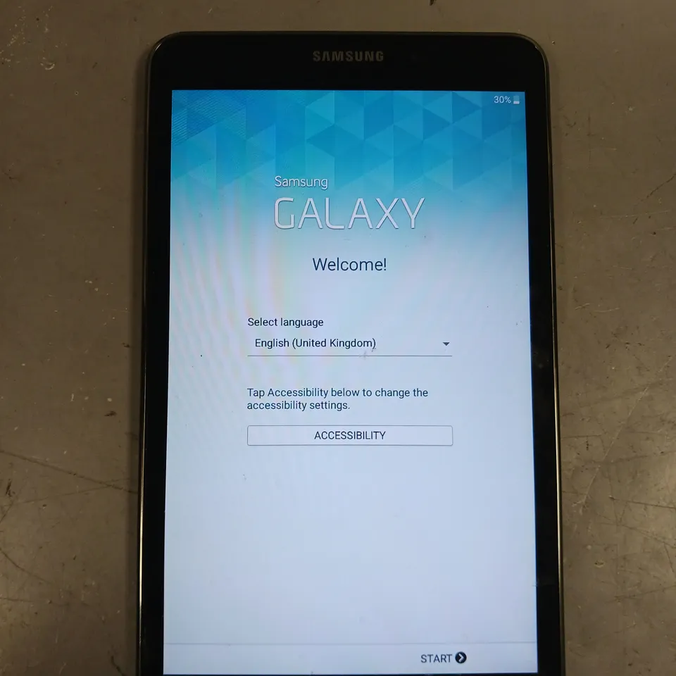 SAMSUNG GALAXY SM-T330 ANDROID TABLET 