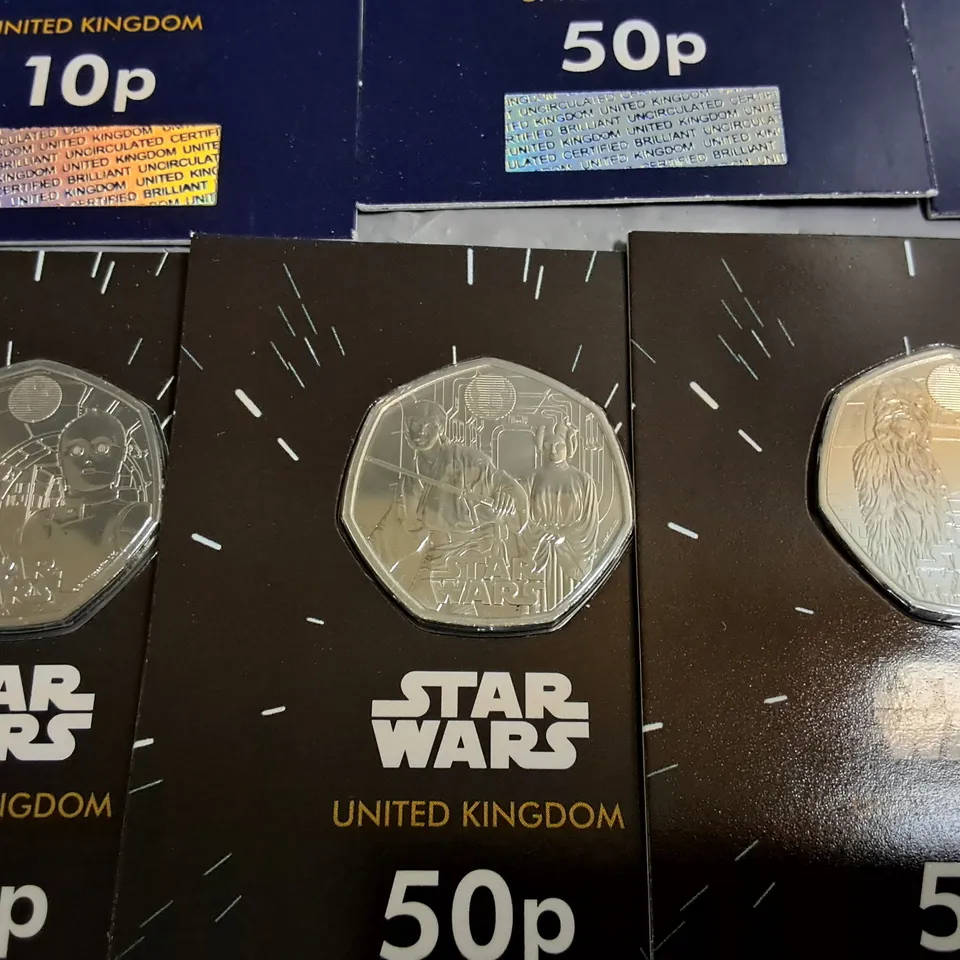 LOT OF 11 ASSORTED UK DENOMINATION COLLECTORS COINS FROM VARIOUS BRANDS