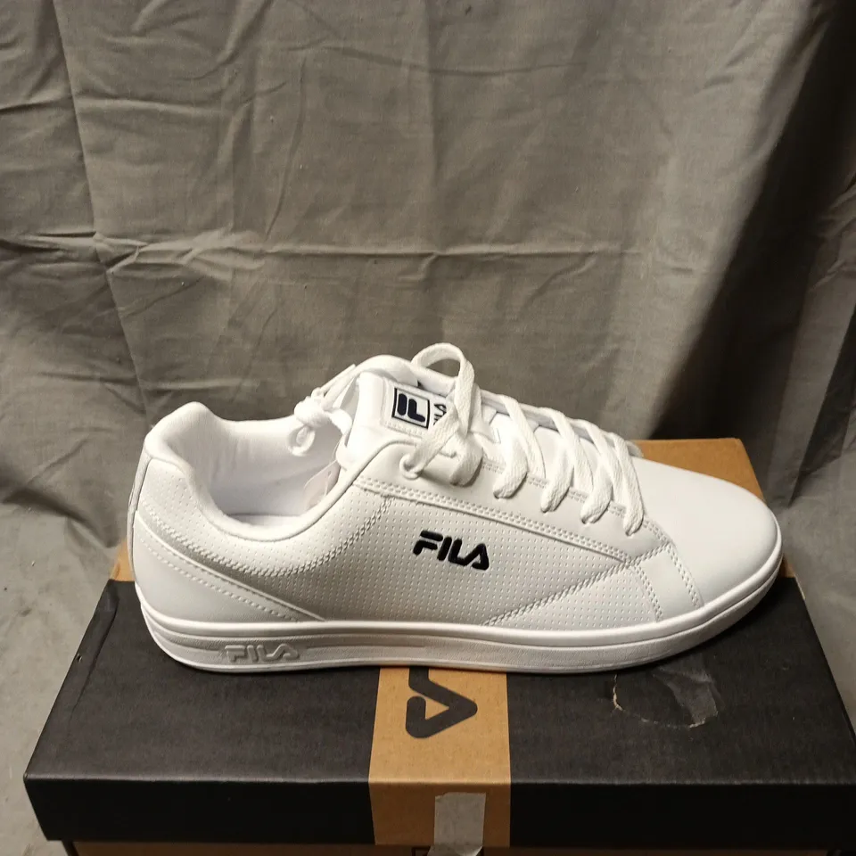 FILA WHITE TRAINERS SIZE 9