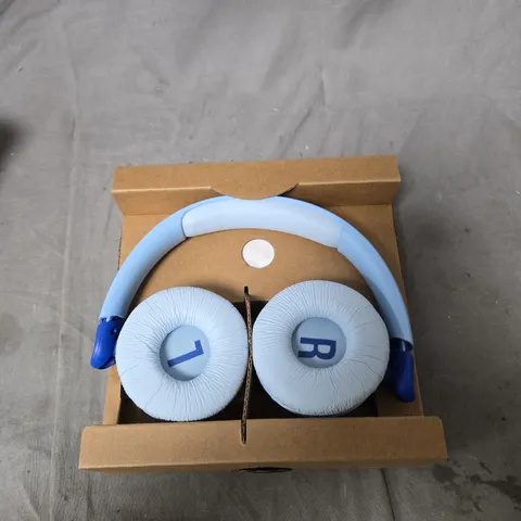 JBL JUNIOR 320BT WIRELESS HEADPHONES – LIGHT BLUE (BOXED)