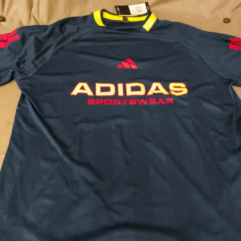 ADIDAS SPORTSWEAR NAVY TOP - SIZE M
