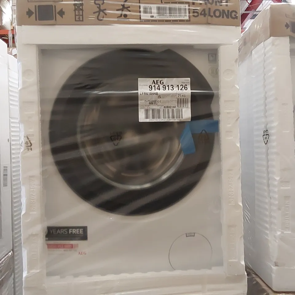 AEG PROSENSE TECHNOLOGY 8KG WASHING MACHINE WITH 1400 RPM - WHITE - A RATED Model LFR61844B RRP £542