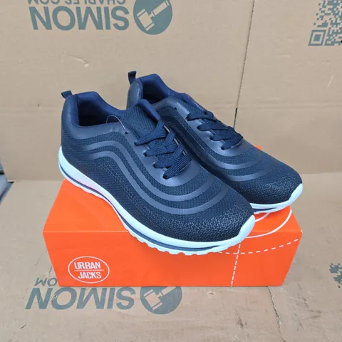 URBAN JACKS NAVY TRAINERS - UK 10 