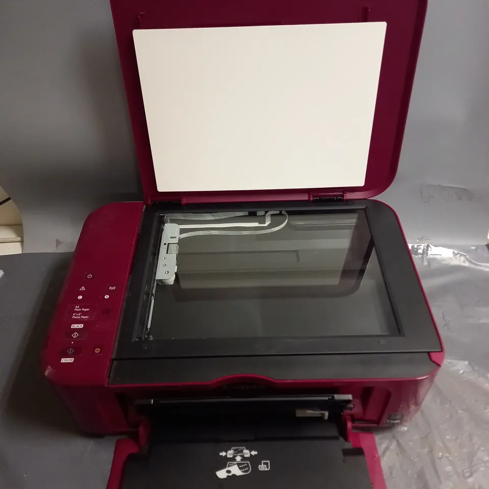 CANON MULTIFUNCTION PRINTER K10393 IN BURGUNDY RED
