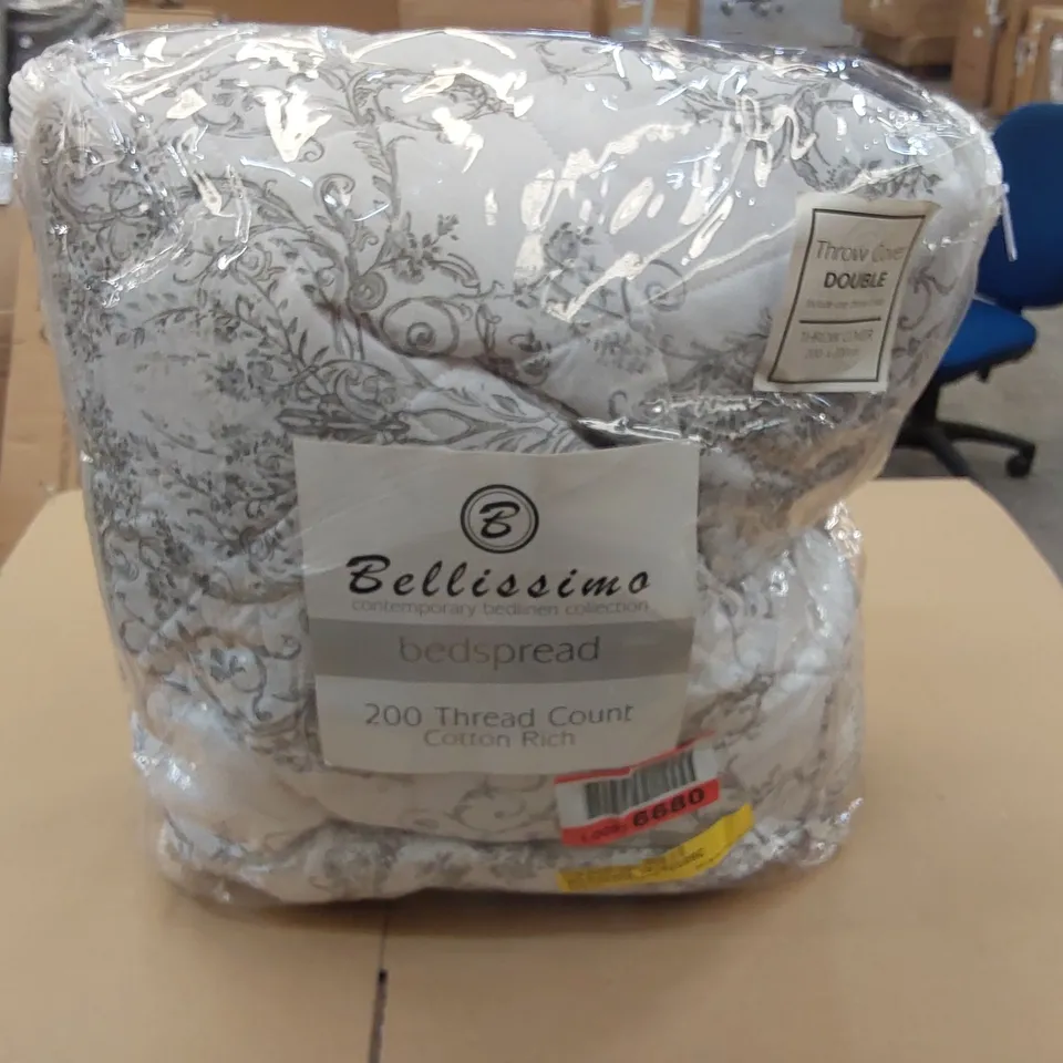 BAGGED STAYNER COTTON BLEND BEDSPREAD - DOUBLE