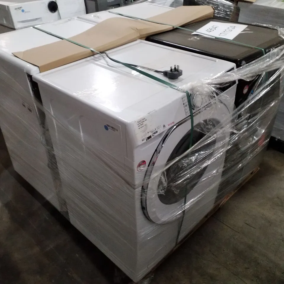 PALLET OF APPROXIMATELY 4 UNPROCESSED RAW RETURN WHITE GOODS TO INCLUDE