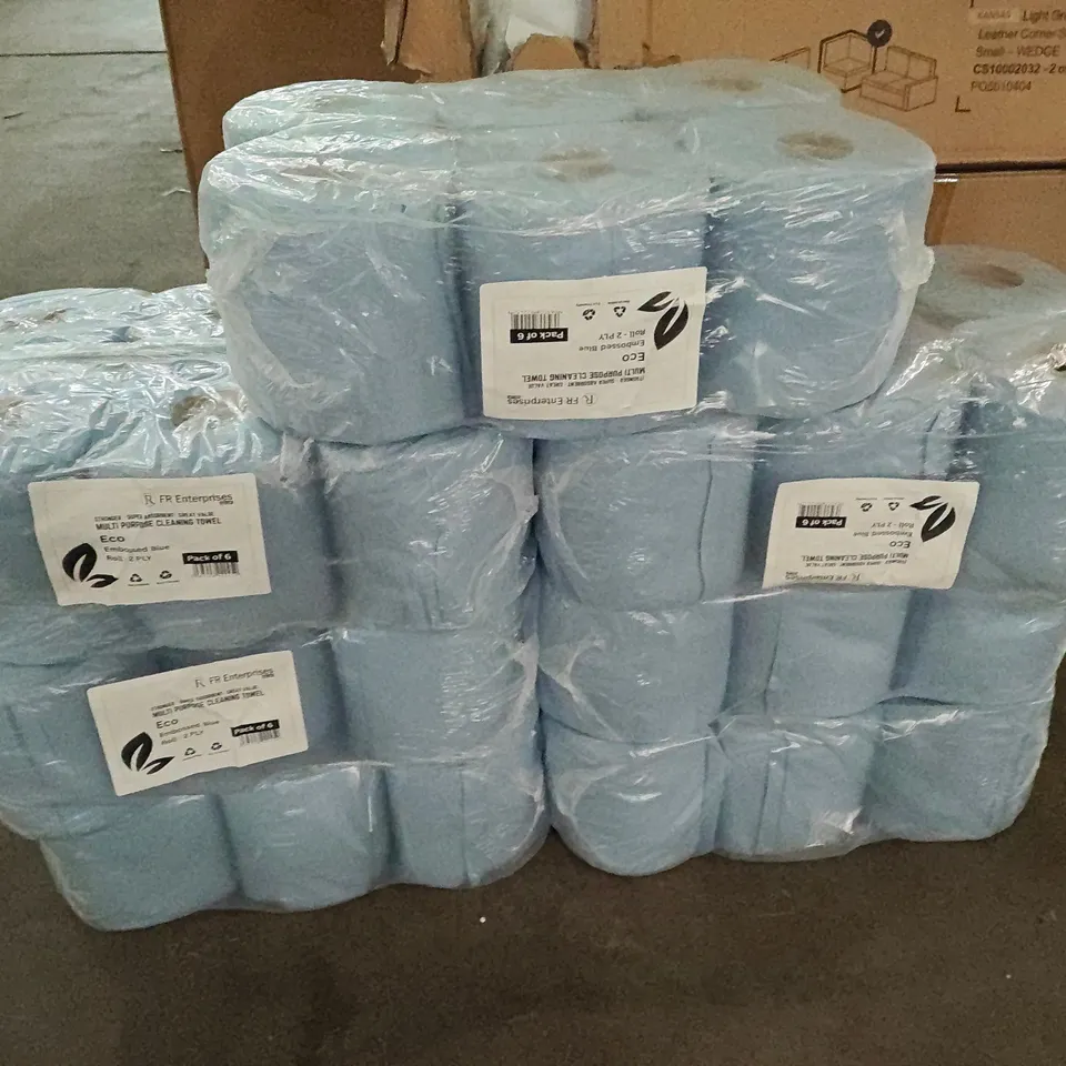 LOT OF 7 6-PACKS OF MULTI PURPOSE CLEANING TOWELS