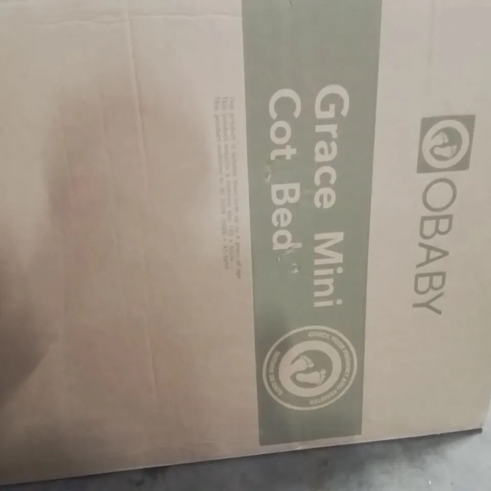 BOXED GRACE MINI COT BED 