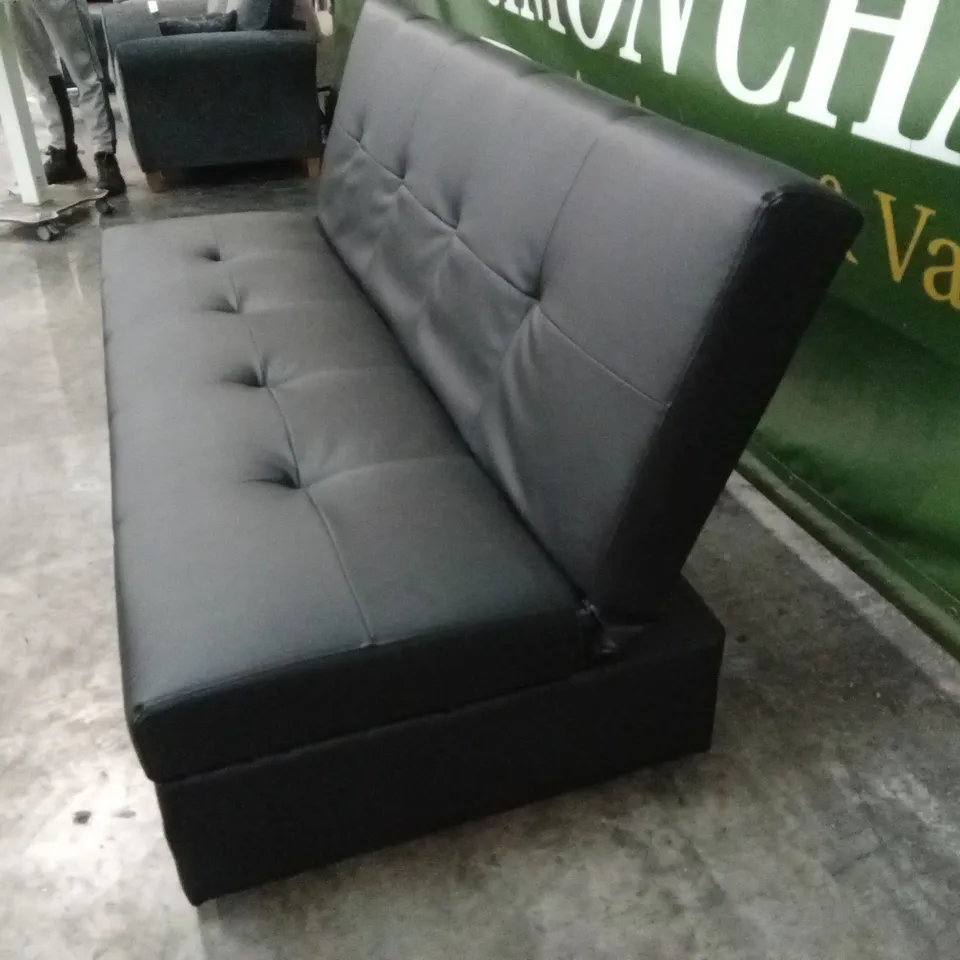 BOXED BRITANNIA SOFA BED - BLACK (1 BOX)