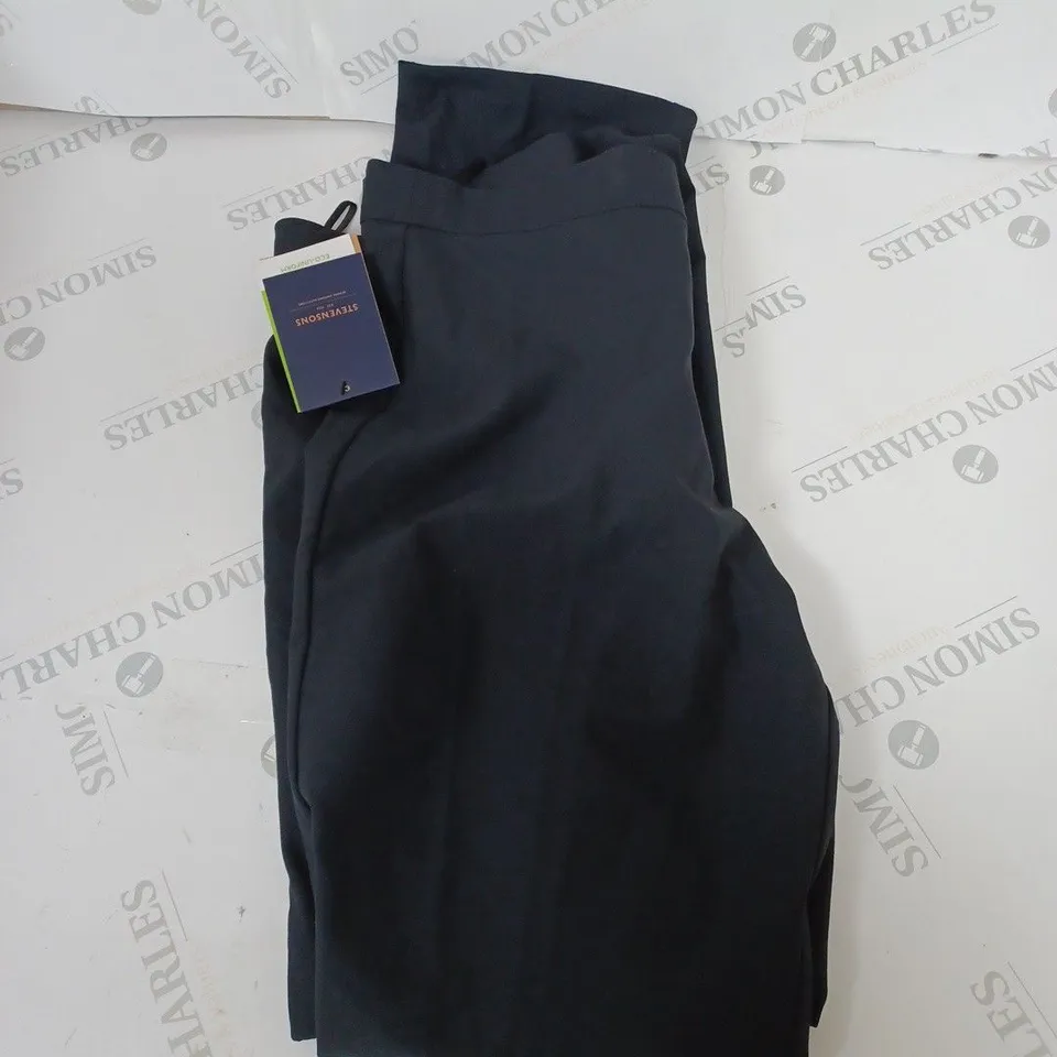STEVENSONS NAVY TROUSERS SIZE 32L