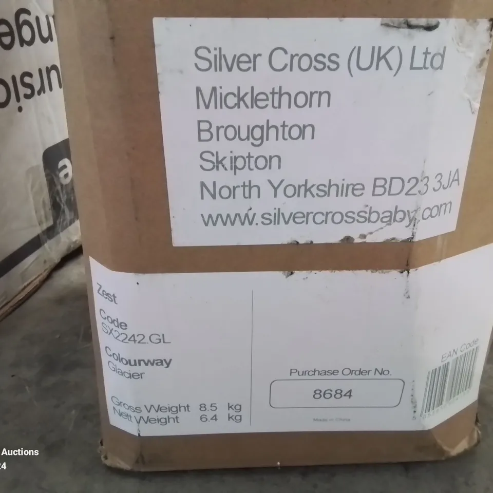 BOXED SILVER CROSS ZEST PUSHCHAIR IN GLACIER COLOUR MODEL SX2242GL