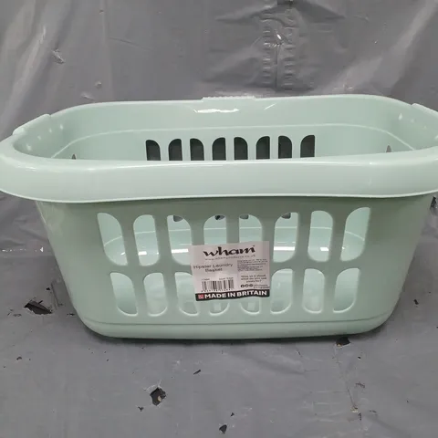 WHAM HIPSTER LAUNDRY BASKET SILVER SAGE - COLLECTION ONLY 