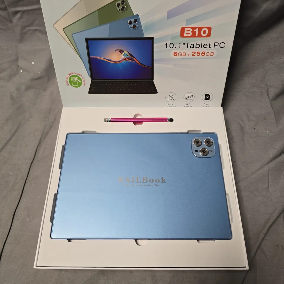 SAILBOOK B10 10.1" TABLET PC – 6GB RAM, 256GB STORAGE