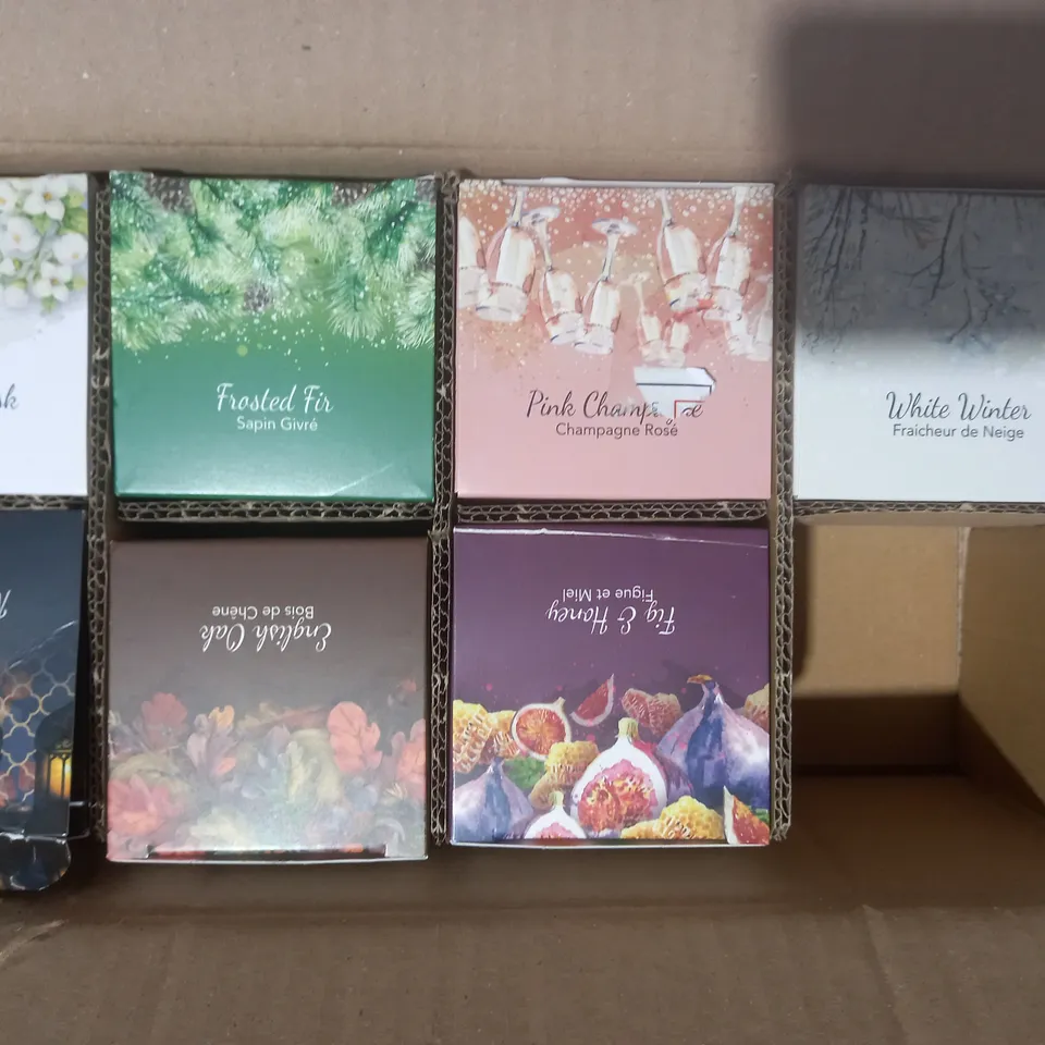 BOXED PRICE'S CANDLES SET OF 10 WINTER JAR CANDLES IN GIFT BOXES