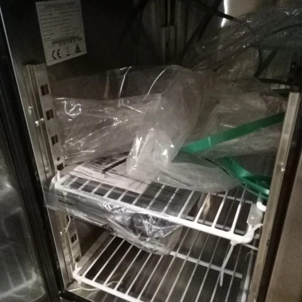 ATOSA 3 DOOR COMMERCIAL STAINLESS STEEL COUNTER FRIDGE - EPF3432GR