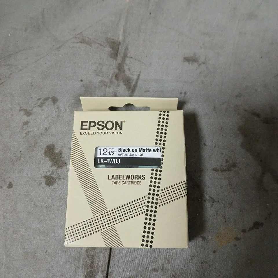 BOX OF APPROXIMATELY 15 ASSORTED ITEMS INCLUDING EMU CARE KIT , FAUX FUR DRAUGHT EXCLUDER AND EPSON TAPE CARTRIDGE 