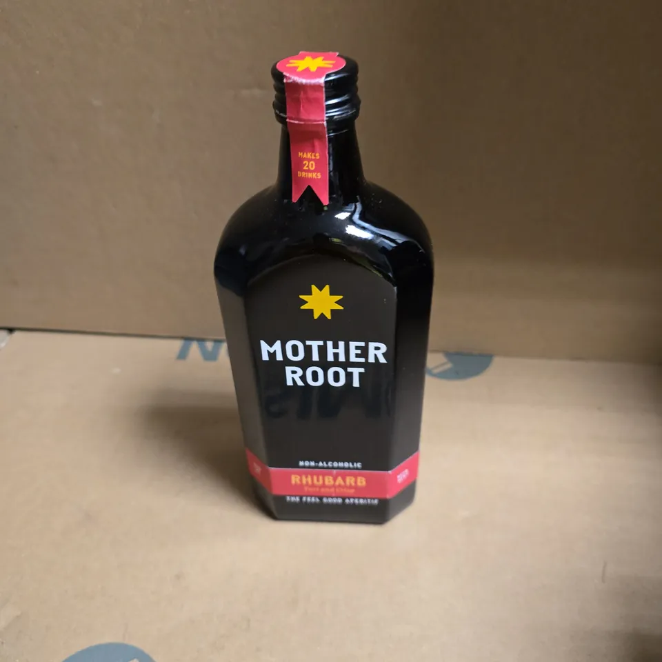MOTHER ROOT RHUBARB NON-ALCOHOLIC BEVERAGE - 500ML