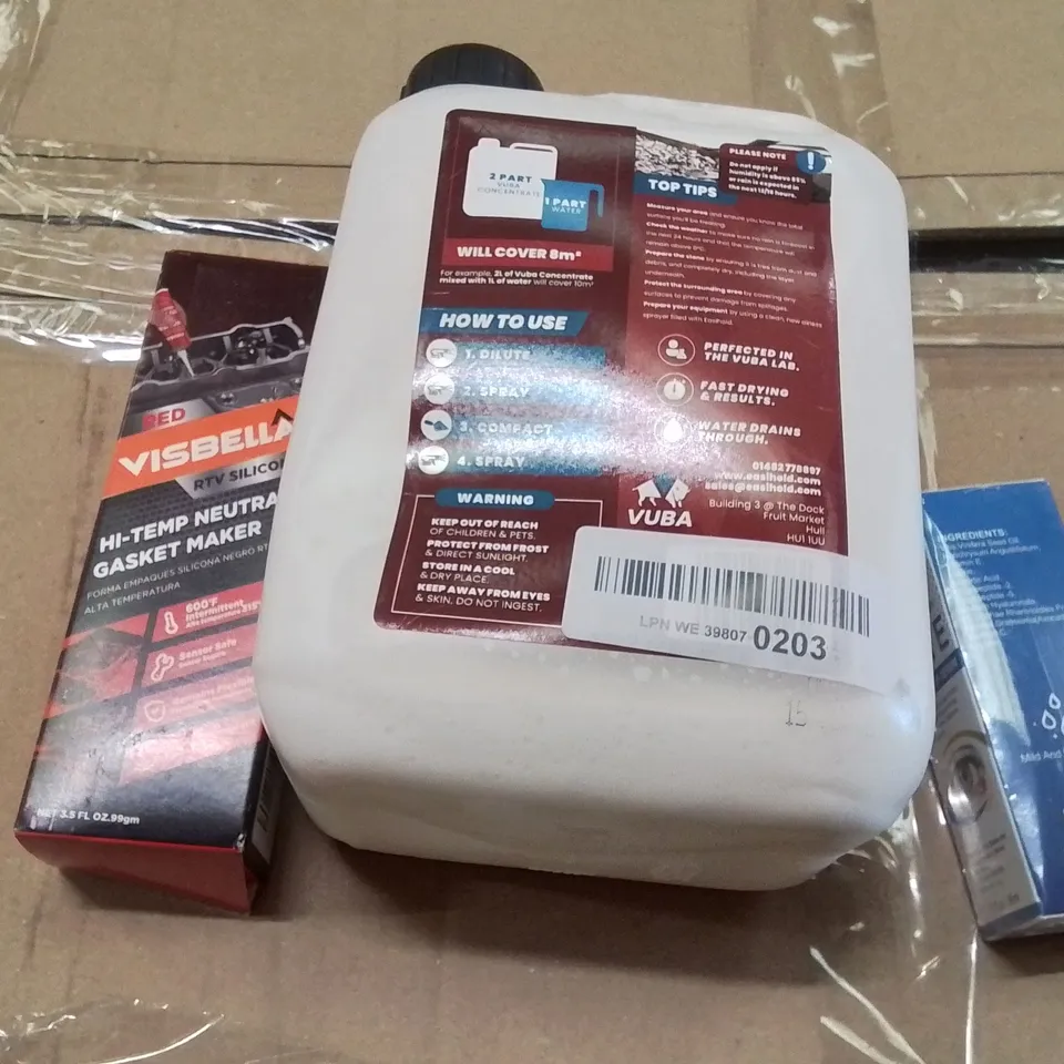 PALLET CONTAINING A LARGE QUANTITY OF ASSORTED LIQUID BASE PRODUCTS TO INCLUDE:SUPER GLUE,GASKET MAKER OIL,EYE DROPS 
