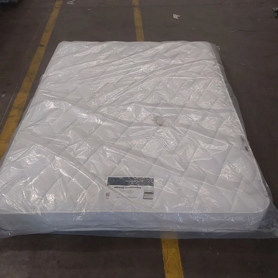 QUALITY BAGGED SILENTNIGHT MIRACOIL 5' KING SIZE MATTRESS
