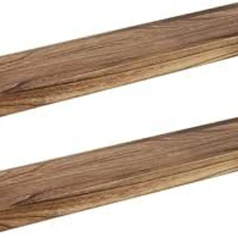 LEVEDE FLOATING SHELVES SET OF 2, SOLID PAULOWNIA WOOD WALL SHELF WITH HEAVY-DUTY STEEL BRACKETS, RUSTIC NATURAL FINISH OAK EFFECT, EASY INSTALLATION, 10KG CAPACITY – FOR LIVING ROOM, KITCHEN, BEDROOM