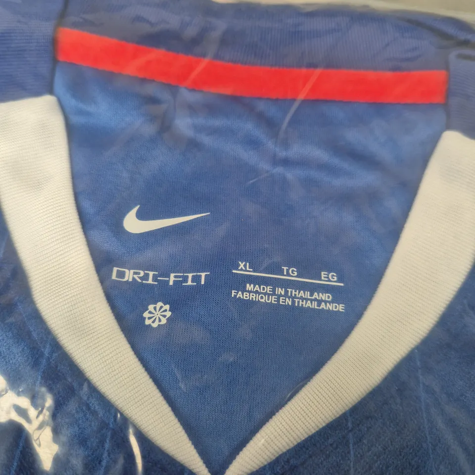 CHELSEA FC NIKE DRI-FIT FOOTBALL SHIRT – BLUE, SIZE XL 