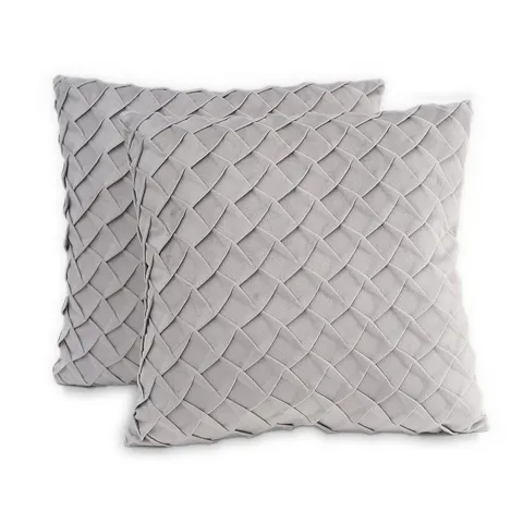 JM BY JULIEN MACDONALD TEXTURED SET OF 2 CUSHIONS IN TEAL