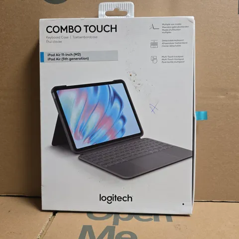 LOGITECH COMBO TOUCH KEYBOARD CASE FOR IPAD AIR 11-INCH (M2) / IPAD AIR (5TH GEN) – BOXED
