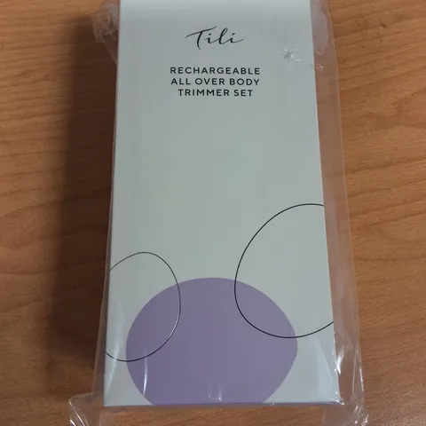 LOT OF 30 BRAND NEW TILI RECHARGABLE ALL OVER BODY TRIMMERS SETS