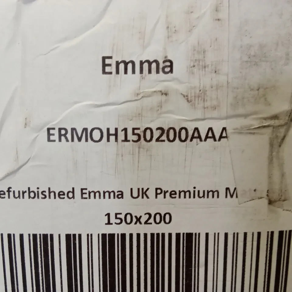 BOXED AND ROLLED MANUFACTURER REFURBISHED EMMA UK PREMIUM MATTRESS 150 X 200CM (KING SIZE)