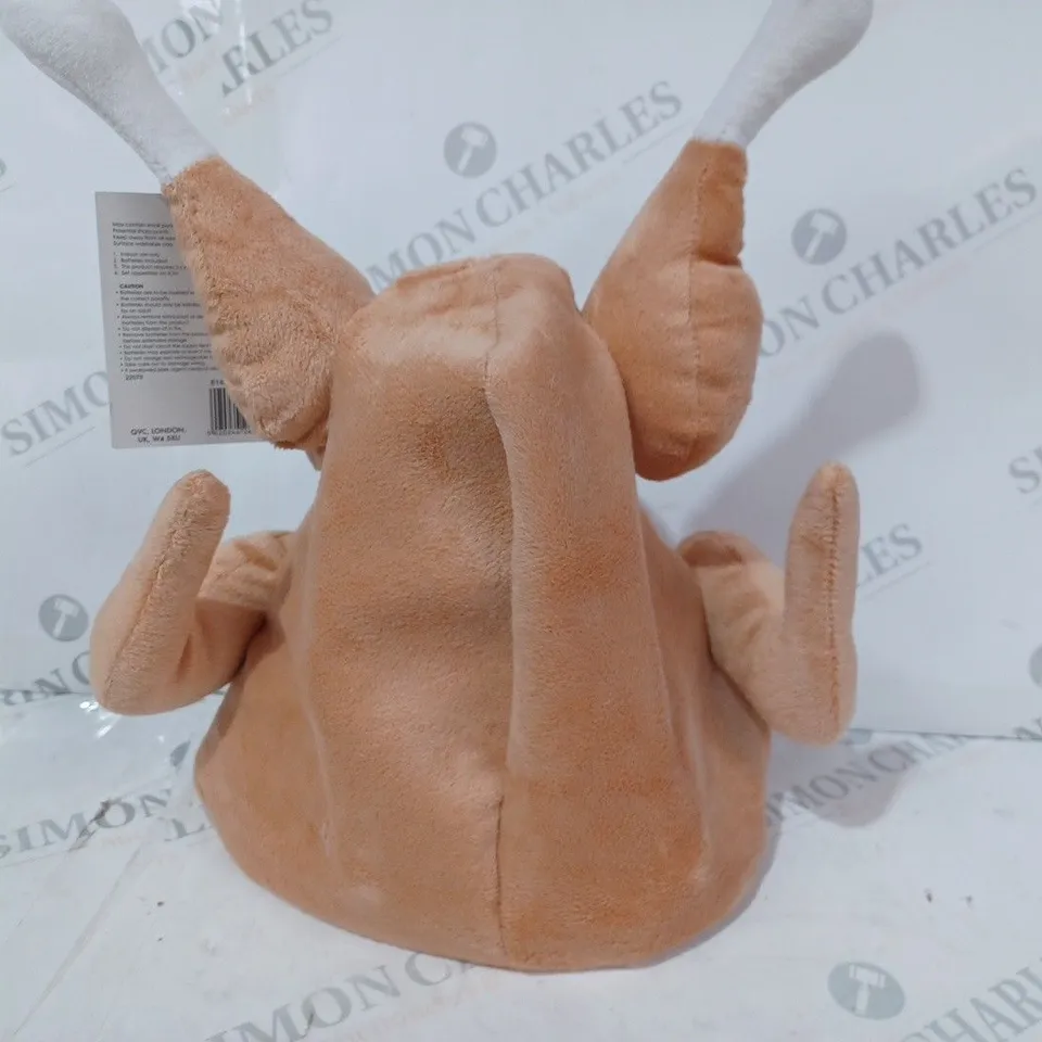 FESTIVE SINGING CHRISTMAS ANIMATED HAT - TURKEY