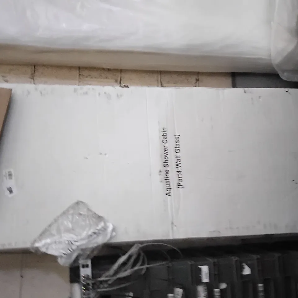 BOXED AQUALINE SHOWER CABIN (PART 4: WALL GLASS) (1 BOX ONLY)