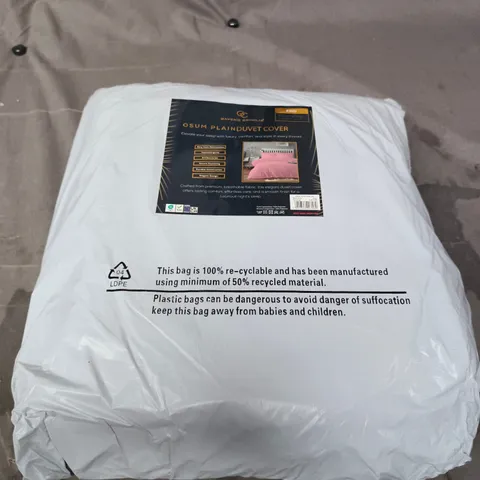 OSUM PLAIN DUVET COVER SET – KING SIZE 
