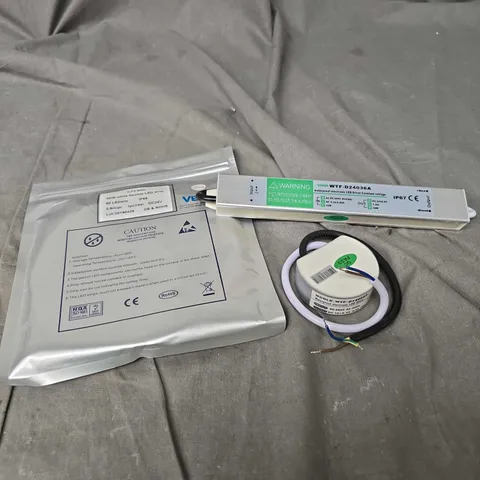 APPROXIMATELY 25 ASSORTED ELECTRICAL PRODUCTS TO INCLUDE LED LIGHT STRIPS, LED POWER MODULES & LED DRIVERS 