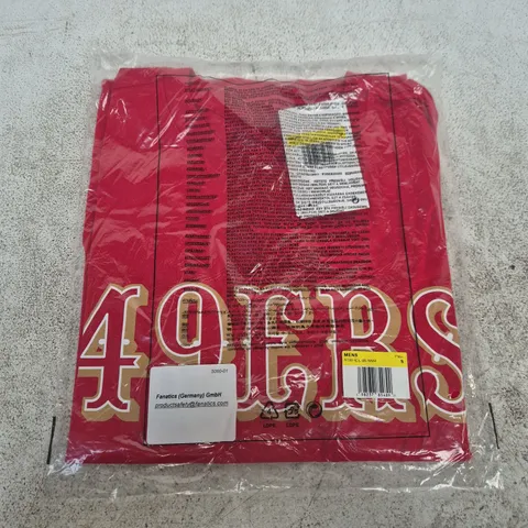 BAGGED SAN FRANSISCO 49ERS GRAPHIC TEE - SIZE SMALL