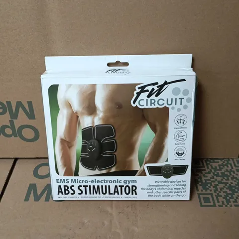 FIT CIRCUIT EMS MICRO-ELECTRONIC GYM ABD STIMULATOR BOXED