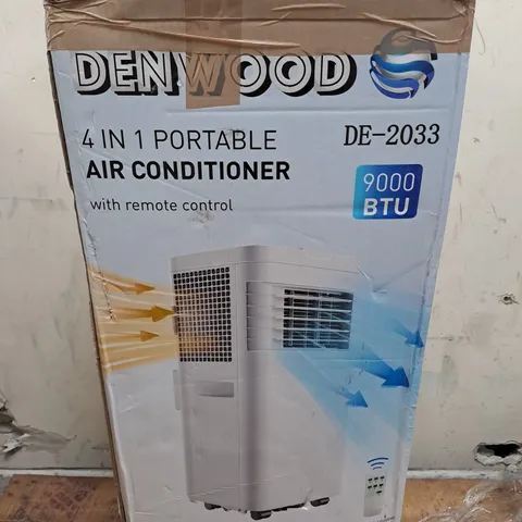 DENWOOD 4-IN-1 PORTABLE AIR CONDITIONER – 9000 BTU
