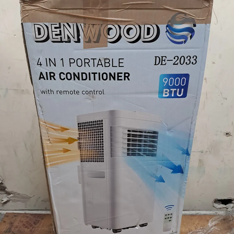 DENWOOD 4-IN-1 PORTABLE AIR CONDITIONER – 9000 BTU