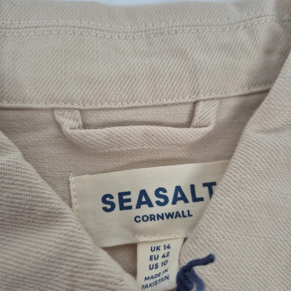 SEASALT CORNWALL BEIGE WOMEN'S LIGHTWEIGHT JACKET – UK 14 (EU 42)