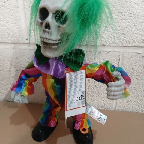 PALLET OF APPROXIMATELY 288 ANIMATED CIRCUS CLOWN RAINBOW HALLOWEEN DECORATIONS