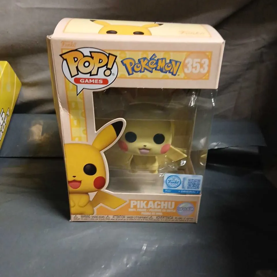 POKÉMON PIKACHU FUNKO POP! GAMES FIGURE #353 – IN BOX