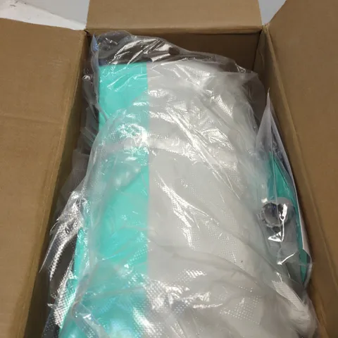 INFLATABLE CAMPING MAT – TEAL/GREY