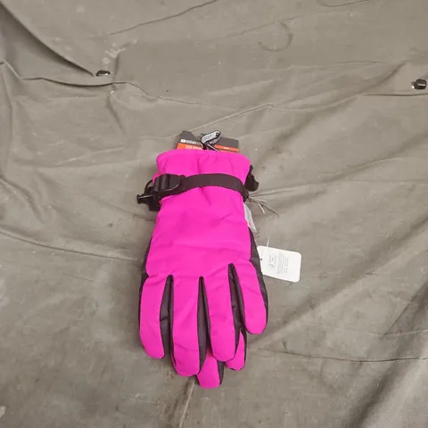 MOUNTAIN WAREHOUSE ICE EXTREME THINSULATE WOMENS WATERPROOF SKI GLOVES BRIGHT PINK SIZE S/P